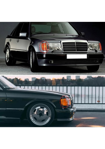 Amber Köşe Işıkları Park Sinyali Mercedes Benz E-Serisi W124 1985-1995 1248260043 (Yurt Dışından) modelleri
