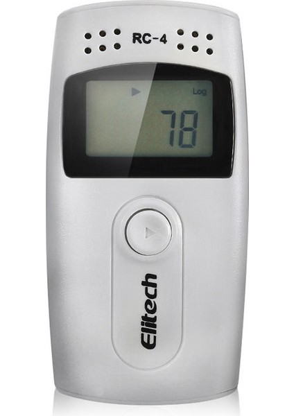 Elitech Rc-4 USB Sıcaklık Veri Günlüğü Datalogger Kaydedici Harici Sensör 16000 Nokta (Yurt Dışından)