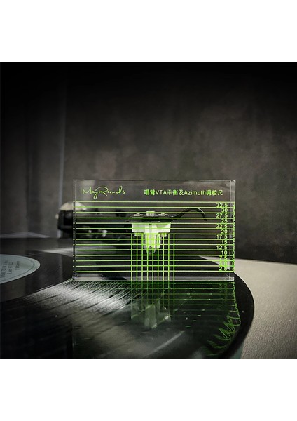 Mayrecords Ton Arm Vta ve Kartuş Azimut Hizalama Cetveli Vinil Kayıt Oynatı Ölçüm Headshell Hizalama Bloğunu (Yurt Dışından) modelleri