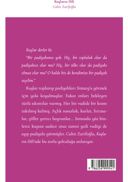 Kuşların Dili - Cahit Zarifoğlu fiyatları