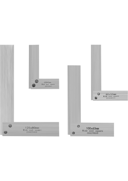 Makinist Meydan Seti, 2 Inç, 3inch, 4inch ve 5 Inç Kareler Makinist Meydanı Makine Mühendis Meydanı, Geniş Temel Meydan (Yurt Dışından) modelleri