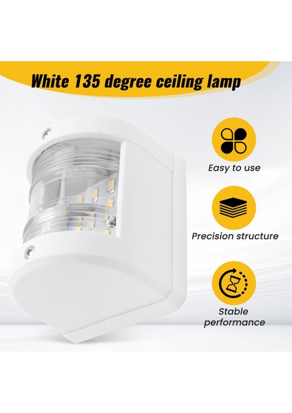 Tekne 12V Stern Işık Navigasyon Işıkları Deniz LED Tekne Işık Yelken Lambası Su Geçirmez Navigasyon Işık Yat Teknesi (Yurt Dışından) fırsatları