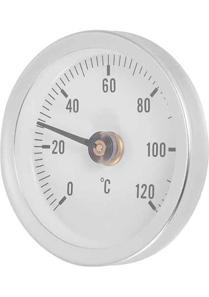 10 Adet 63MM Boru Klipsli Kadran Termometresi Sıcaklık Yuvarlak Plaka Göstergesi Yaylı, Aralık 0-120 ℃, Alüminyum Kasa (Yurt Dışından) fiyatları