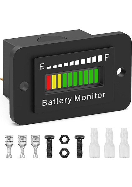 12V 24V 36V 48V 60V 72V LED Pil Monitör Göstergesi Pil Yakıt Göstergesi Göstergesi Lityum Iyon Pil Test Cihazı (Yurt Dışından)
