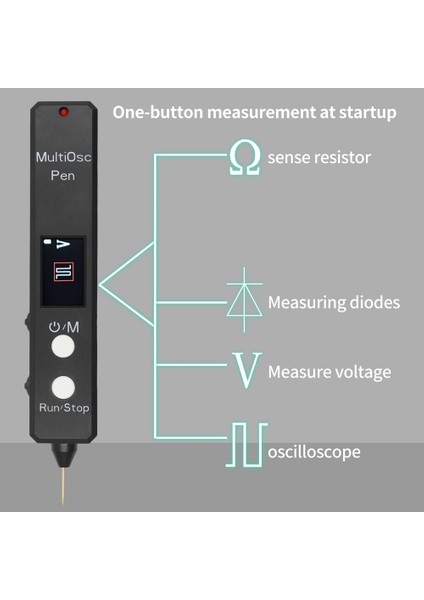 Osiloskop Multimetre Çok Fonksiyonlu Test Cihazı 1.14 Inç Ekran Yüksek Hassasiyetli Voltmetre Direnci Ölçüm Diyotu (Yurt Dışından) modelleri