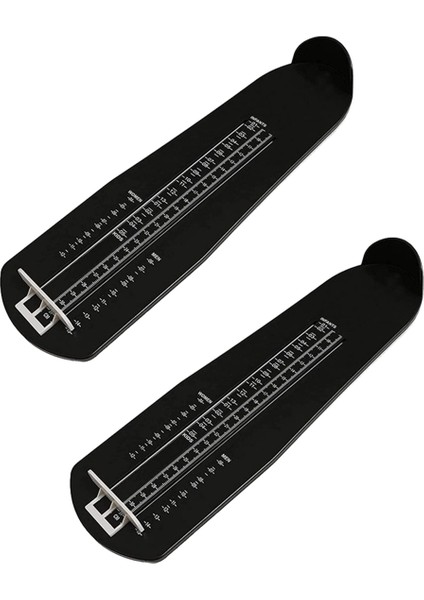 Ayakkabı Ölçümü Ayak Boyutu Ölçüm Cihazı Plastik Ayakkabı Ayak Ölçüm Cihazı Yetişkin Erkek ve Kadın Boyutu, 2 Adet (Yurt Dışından)