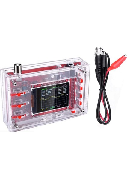 Tamamen Monte Edilmiş Dijital Osiloskop 2.4 Inç Tft LCD Timsah Prob Test Klipsli Şeffaf Akrilik Kılıf (Yurt Dışından) indirimleri