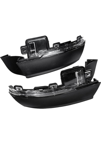 2x Araç Ayna Dönüş Sinyal LED Yan Dikiz Bakış Ayna Göstergesi Yıkıcı Işık 6R0949101 6R0949102 For-Polo 6r 6c Rhd (Yurt Dışından)