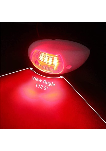 Navigasyon Işık LED Tekne Yan Işık Sinyali Işık Sinyal Uyarı Işık Yat Açık Beyaz (Yurt Dışından) modelleri