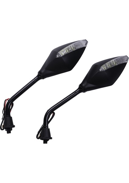 1 Çift Evrensel Motosiklet LED Dönüş Sinyalleri 5 Renk Mevcut Motosiklet Dikiz Aynaları Scooter Göstergesi Motosiklet Aynası (Yurt Dışından)