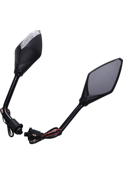 1 Çift Evrensel Motosiklet LED Dönüş Sinyalleri 5 Renk Mevcut Motosiklet Dikiz Aynaları Scooter Göstergesi Motosiklet Aynası (Yurt Dışından) fiyatları