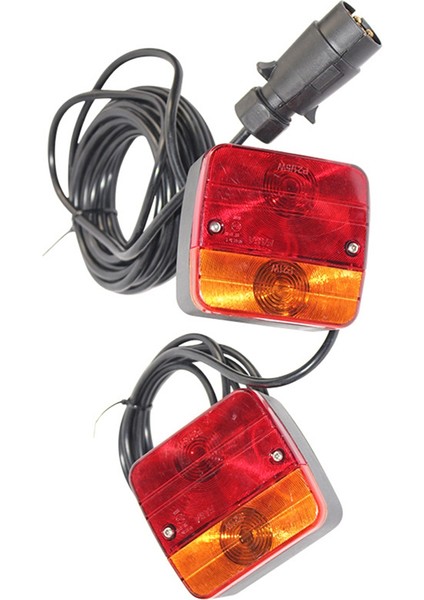 1 Set 12V 7 Pin 10M Evrensel Arka Çekme Kuyruğu Işığı LED Römork Fren Fren Atma Lambası Römork Için Römork Lambası (Yurt Dışından) fiyatları