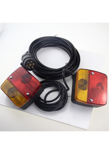1 Set 12V 7 Pin 10M Evrensel Arka Çekme Kuyruğu Işığı LED Römork Fren Fren Atma Lambası Römork Için Römork Lambası (Yurt Dışından) modelleri