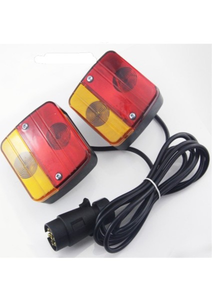 1 Set 12V 7 Pin 10M Evrensel Arka Çekme Kuyruğu Işığı LED Römork Fren Fren Atma Lambası Römork Için Römork Lambası (Yurt Dışından) fırsatları