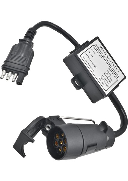 Römork Konnektörü Abd 4-Pimli Düz Fişe Avrupa7 Pimli Konektör 4 Ila 7 Trailer Işık Dönüştürücü Devre Adaptörü (Yurt Dışından) fiyatları