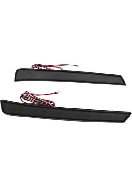 Araba LED Arka Tampon Reflektörü Işık Arka Lamba Sis Toyota Vellfire Için Işık 40 Serisi 2023+ Siyah (Yurt Dışından)