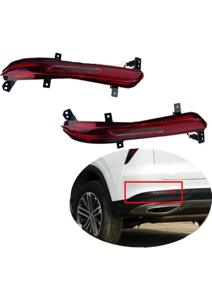Changan CS75 Artı 1.5t Arka Tampon Sis Lambası Reflektörü Işık Arka Sisli Fren Lambası Uyarı Lambası Sol (Yurt Dışından) indirimleri