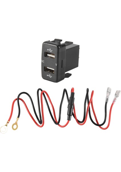 Araba Şarj Cihazı Çift USB Port Şarj Volt Ekran Adaptörü Toyota Green Için Uygun (Yurt Dışından) fiyatları