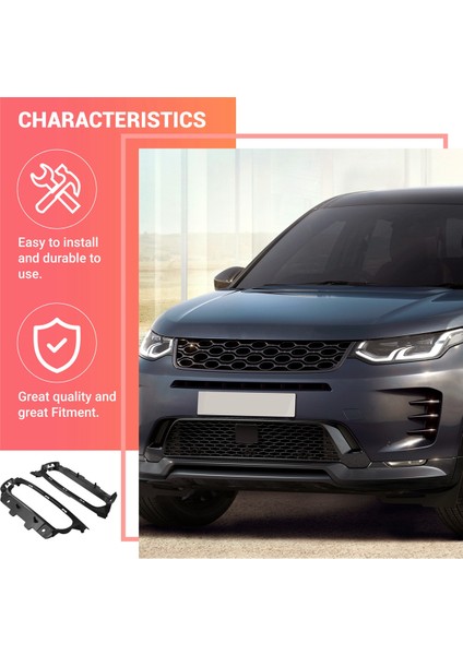 Ön Tampon Yan Havalandırma Izgara Sis Lambası Çerçevesi Land Rover Discovery Sport 2020-2023 LR127530 LR127531 (Yurt Dışından) indirimleri