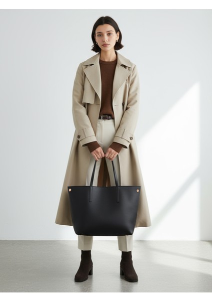 Idel Kadın Büyük Boy Tote Model El ve Omuz Çantası