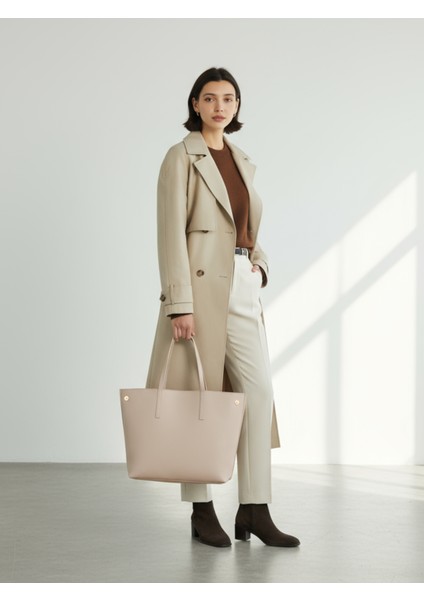 Idel Kadın Büyük Boy Tote Model El ve Omuz Çantası