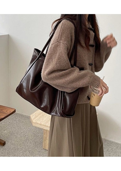 Basic Model Büyük Boy Kadın Omuz ve Kol Çantası
