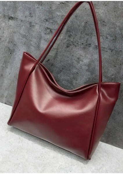 Basic Model Büyük Boy Kadın Omuz ve Kol Çantası fırsatları