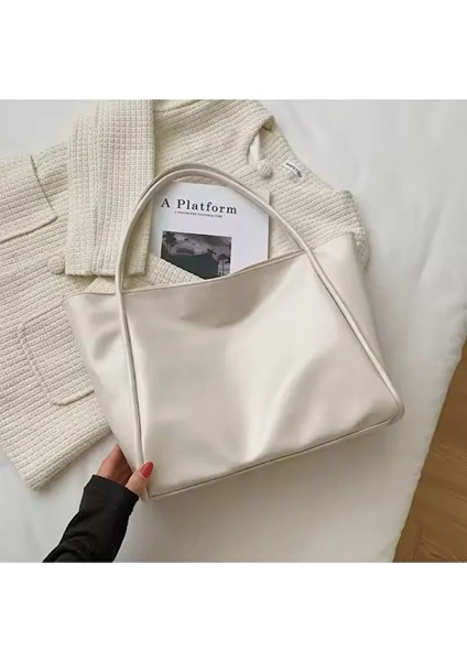 Basic Model Büyük Boy Kadın Omuz ve Kol Çantası