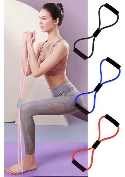 Pilates Direnç Lastiği Ipi Vücut Şekillendirici Kelebek Direnç Lastiği Güç Lastiği 1 Adet indirimleri