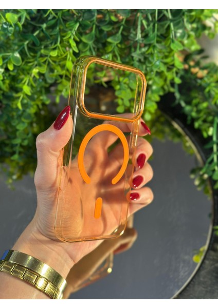 iPhone 17 Pro Kılıf / MagSafe Destekli, Lens Koruyuculu, Darbeye Dayanıklı (SERT MİKA) Cep Telefonu Kılıfı