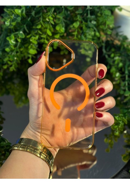 iPhone 17 Kılıf / MagSafe Destekli, Lens Koruyuculu, Darbeye Dayanıklı (SERT MİKA) Cep Telefonu Kılıfı