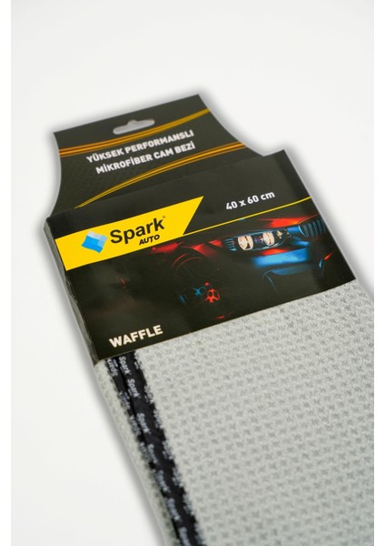 (1 Adet) Spark 5340 Waffle Mikrofiber Oto Cam Bezi ve Genel Temizlik Bezi 40X60 Cm. indirimleri