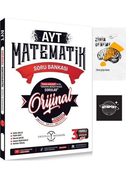 Orijinal Yayınları Ayt Orijinal Matematik Soru BANKASI+ZIHINDENEME-KD125