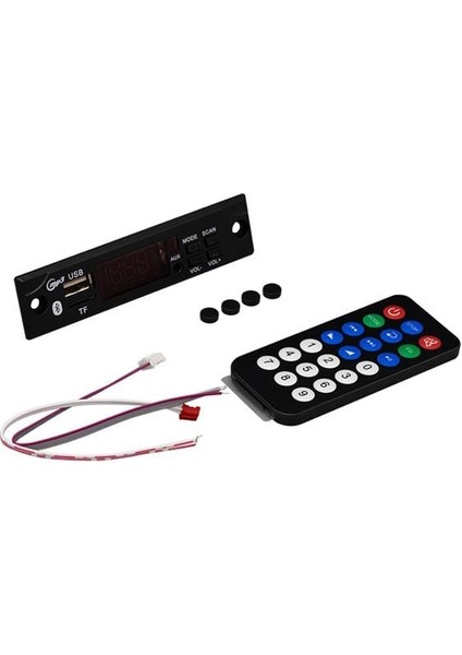 Magicvoice Usb-Sd-Mp3-Mic-Bluetooth-Kumandalı Oto Teyp Çevirici M517