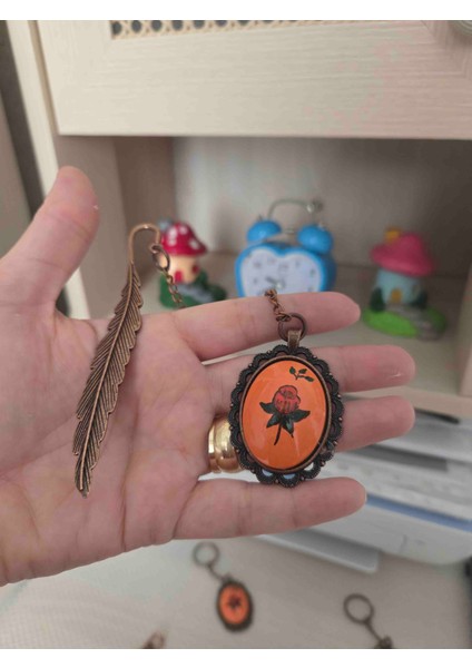 El Boyaması Vintage Kitap&kuran Ayracı – Zarif ve Anlamlı Hediye Seçeneği