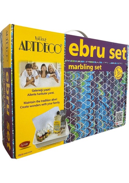 8 Renk Ebru Başlangıç Seti (Yeni Seri)