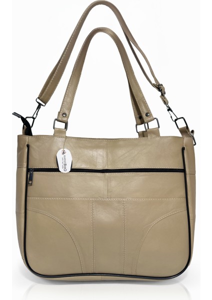 Hakiki Deri Kol Omuz Askılı Çapraz Postacı Çok Gözlü Çanta fiyatları