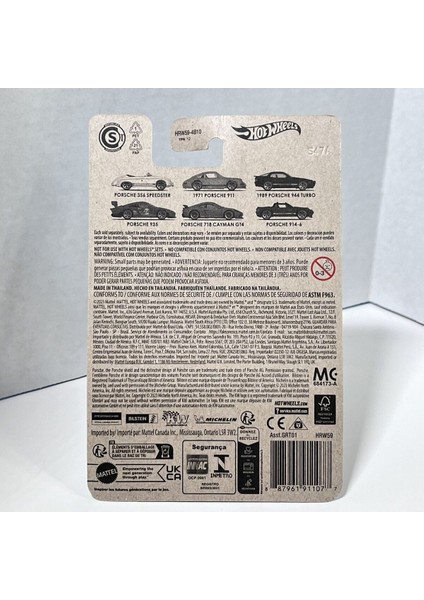 Hotwheels Porsche 935 GRT01 - HRW57 modelleri