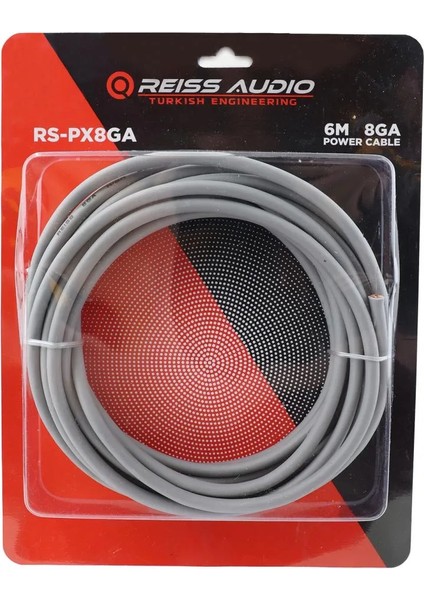 Reıss Audıo RS-PX8GA Anfi Kablosu 8ga Bakır 6mt