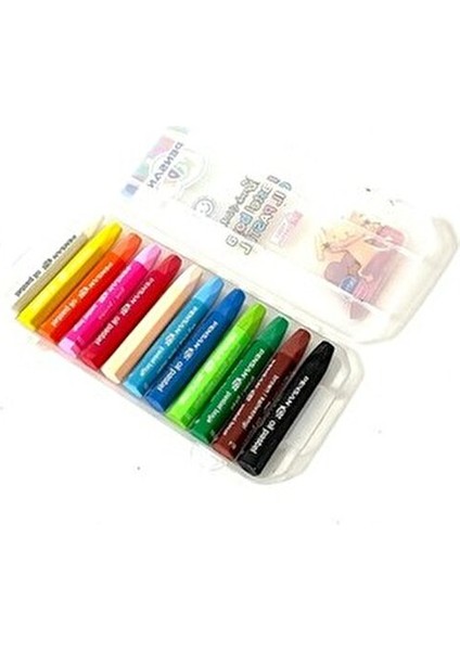 Kidz Pratik Kutulu Pastel Boya 12 Renkli Çocuklar İçin Eğlenceli Sanat Seti fiyatları