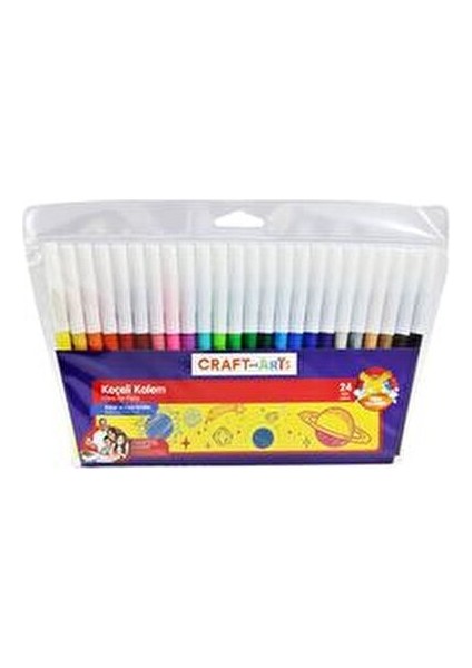 24'lü Keçeli Kalem Seti Parlak Renkler ile Yaratıcılığınızı Geliştirin fiyatları