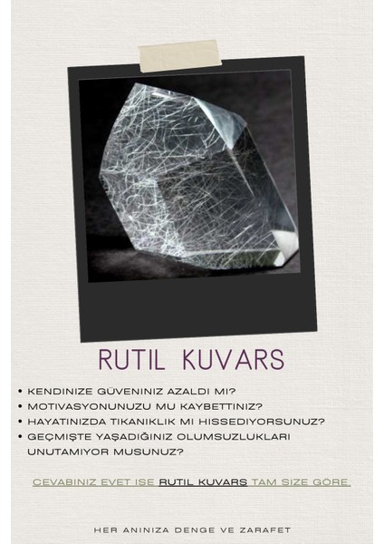 Rutil Kuvars Bileklik Doğaltaş 8mm Unisex Siyah Beyaz fiyatları