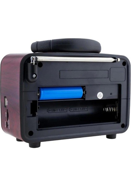 NS-8891 Orta Boy Retro, Nostaljik, Ahşap Tasarım Bluetooth Hoparlörlü, Şarjlı, Taşınabilir Fm/am Destekli Radyo modelleri