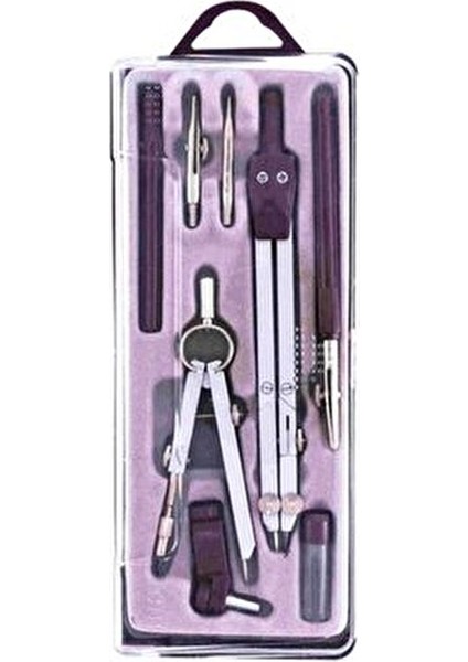 Pergel Seti Metal Renkli 7 Parça Kırtasiye Araç Gereçleri Seti fiyatları