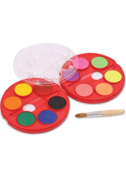 Jumbo Suluboya 12 Renk Çocuklar İçin Güvenli 40mm Boya Seti modelleri