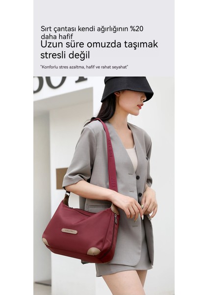 Yeni Çok Renkli Naylon Tek Omuzlu Günlük Iş Kadın Çantası (Yurt Dışından) fiyatları