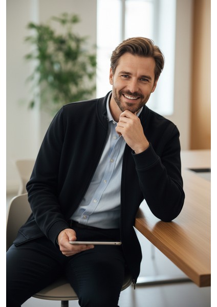 Danny Tam Fermuarlı Sweatshirt Siyah fiyatları