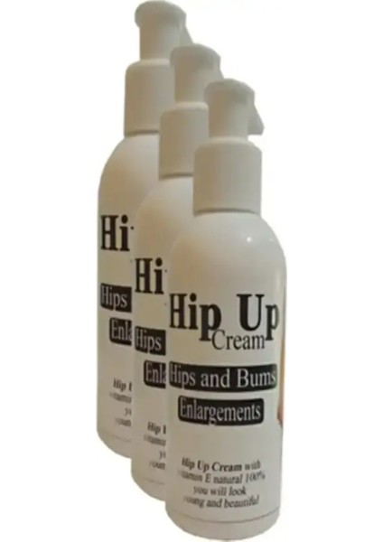 Hip Up Kalça Bakım Şekillendirici Kremi 120 ml - Hip Up Care Shaping Cream 120 ml x 3 Adet