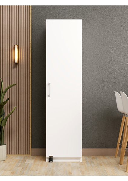 Kuzeylife Novensa Çok Amaçlı Erzak-Kiler Dolabı Tek Kapaklı Beyaz modelleri