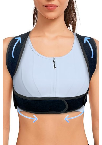 Spor Dik Duruş Korsesi Bel Omuz Sırt Kemeri Aparatı Kamburluk Önleyici modelleri